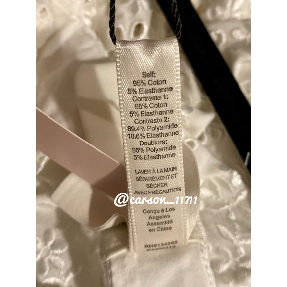 NWT For Love & Lemons Sophie Eyelet Mini Dress S - Picture 10 of 15